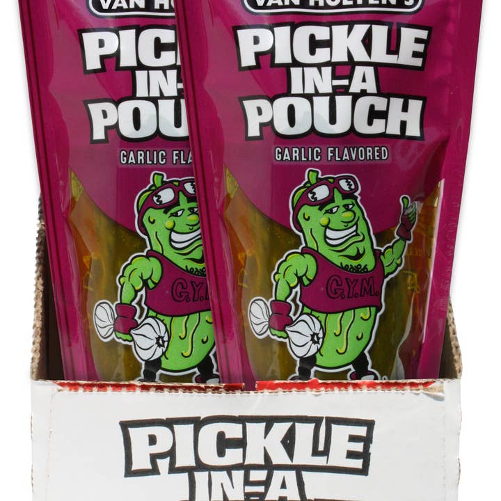 Van Holten's - Wholesale Pickled Vegetables - Van Holten's Garlic Joe Pickle-In-A-Pouch, 12ct Case