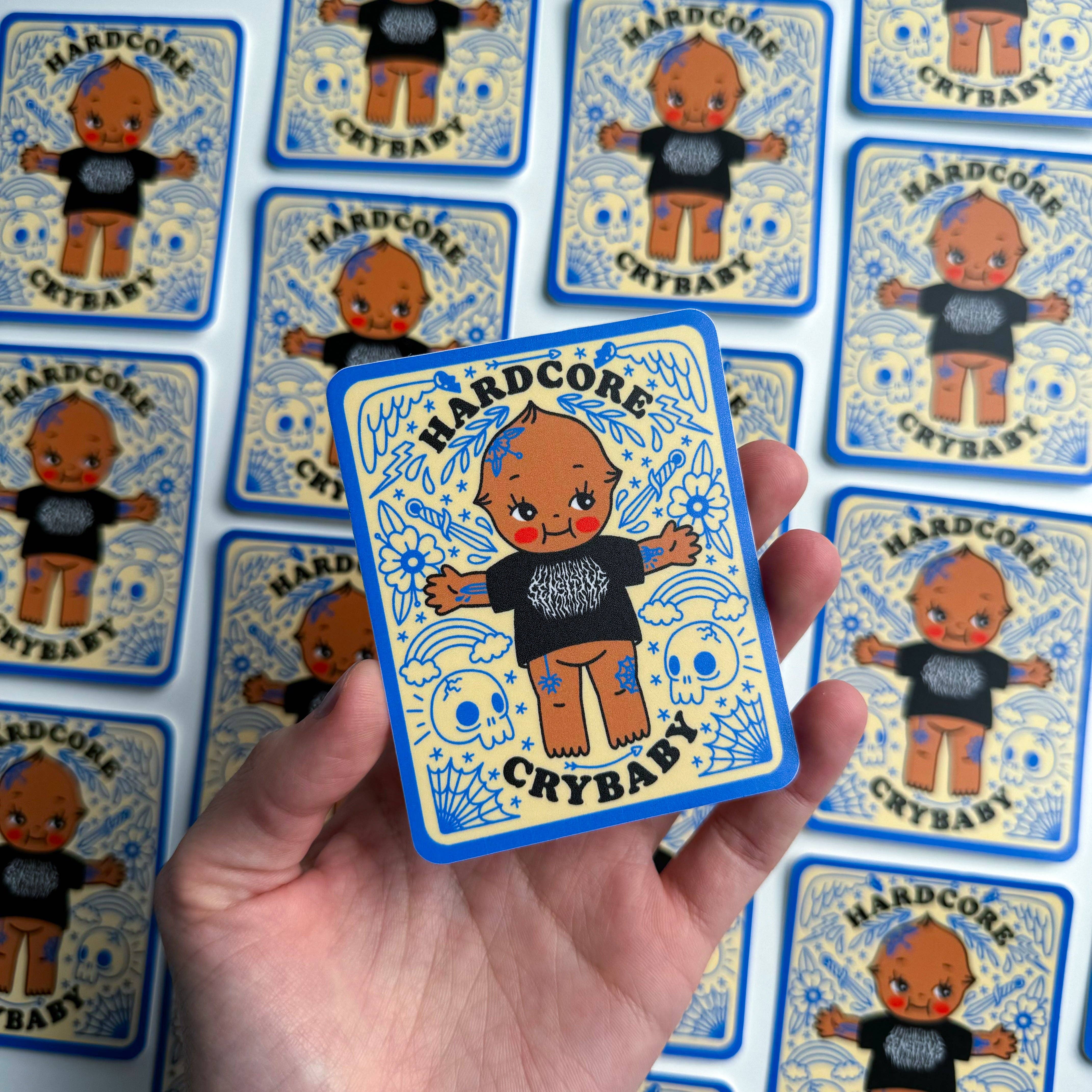 Ren-O-Graphics – wholesale Klistermärke – HÅRDCORE GRÅTBEBIS KLISTERMÄRKE2