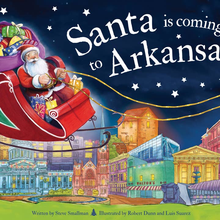 Sourcebooks - Wholesale Baby & Toddler Book (0-2) - Santa is Coming to Arkansas (HC)