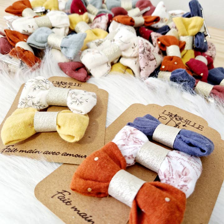 Ganchos de gaze dupla de algodão por atacado de L'aiguille de Sha