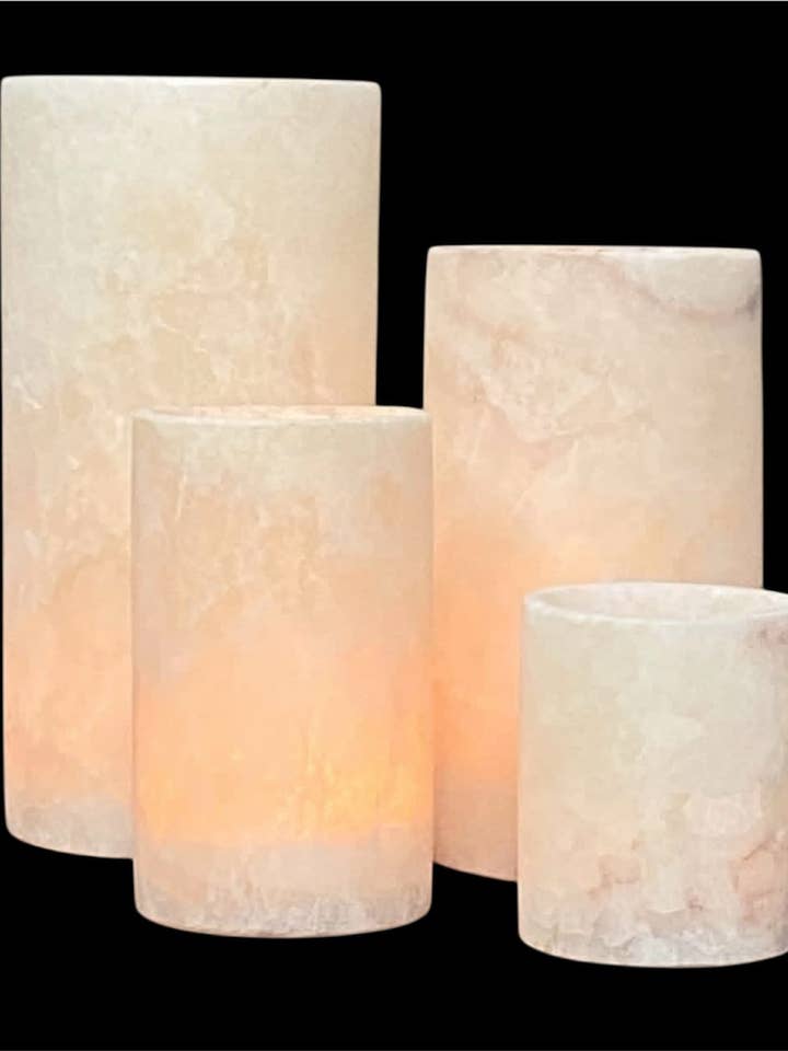 Superbe lampe de table artisanale en albâtre naturel Style 7 pour la vente par AuraLine Inc.