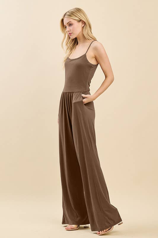 Heart & Hips - Vente Combinaison – femme - JR55560A - COMBINAISON SANS MANCHES À DOUBLE COUCHE4