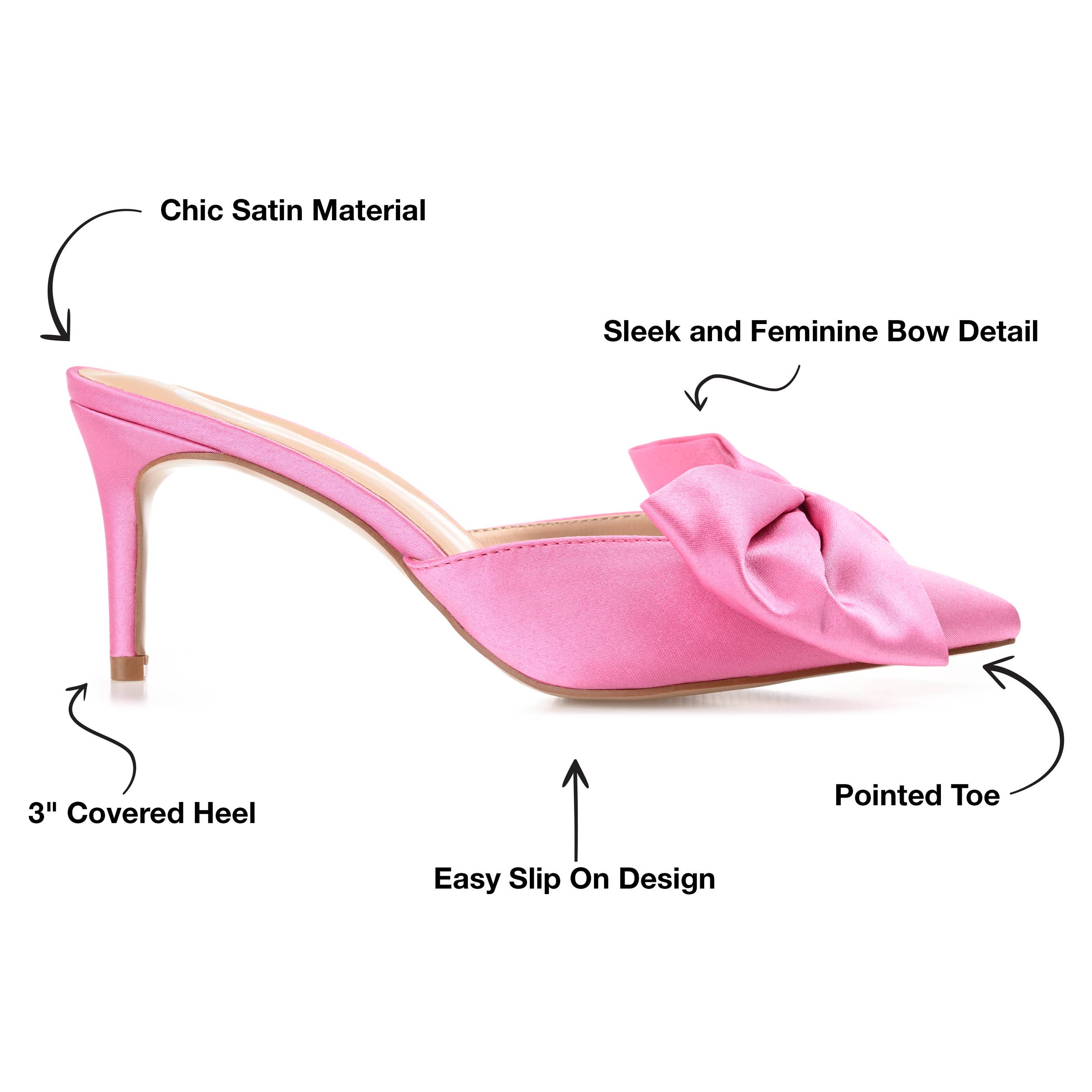 Journee - Wholesale High Heels - Women's - Tiarra Stiletto Pump Heels In Statin15