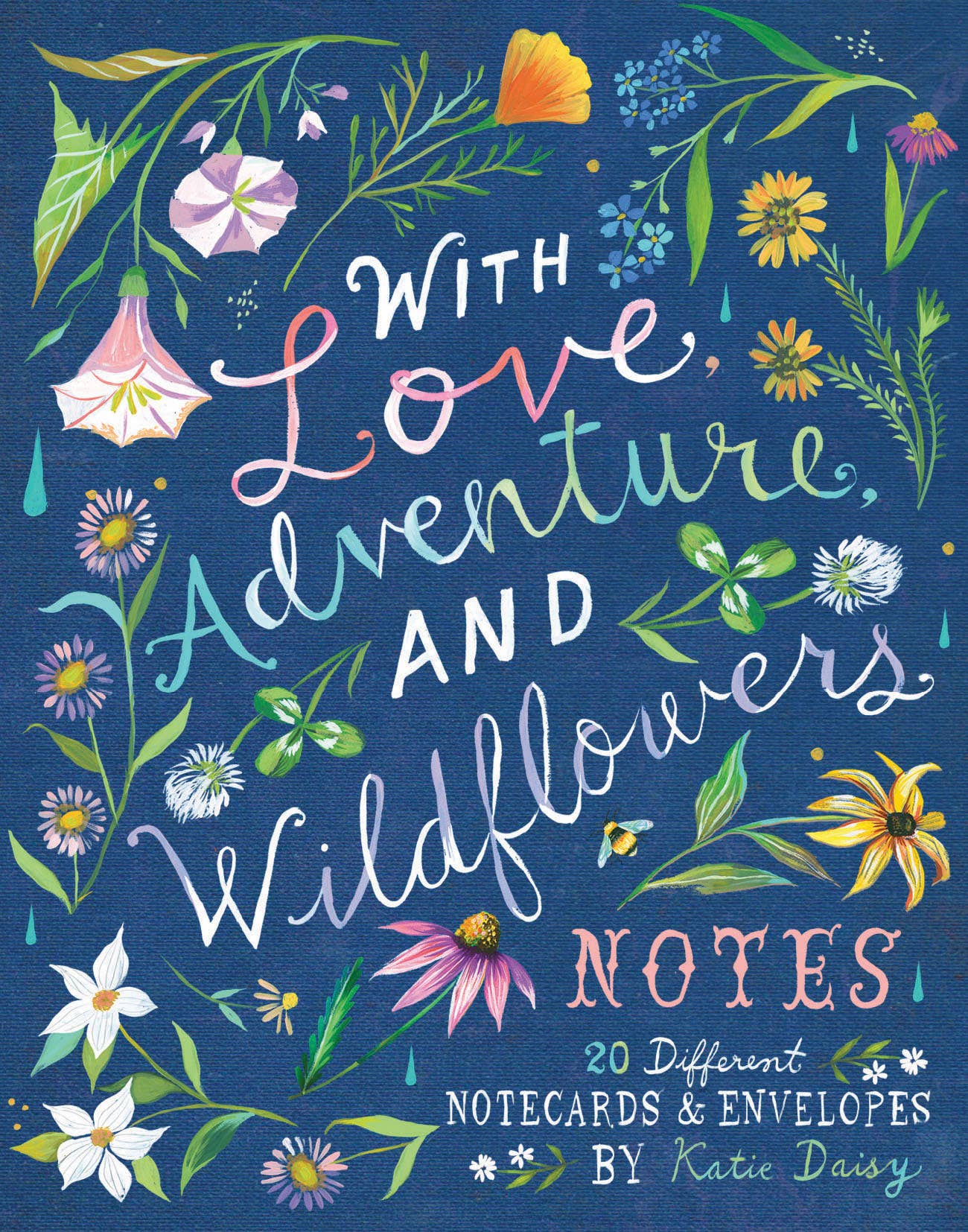 Chronicle Books - Wholesale Stationery/Notecard Set - With Love, Adventure, and Wildflowers Notes1