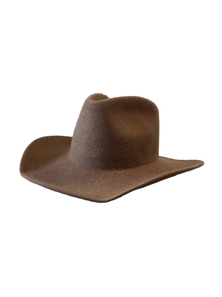 The Laredo Western Wool Felt Hat - Caramel for wholesale by Wilder and Soul Wholesale Hats