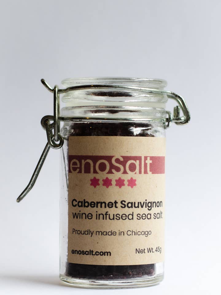 Cabernet Sauvignon Wine Infused Salt for wholesale by Enosalt