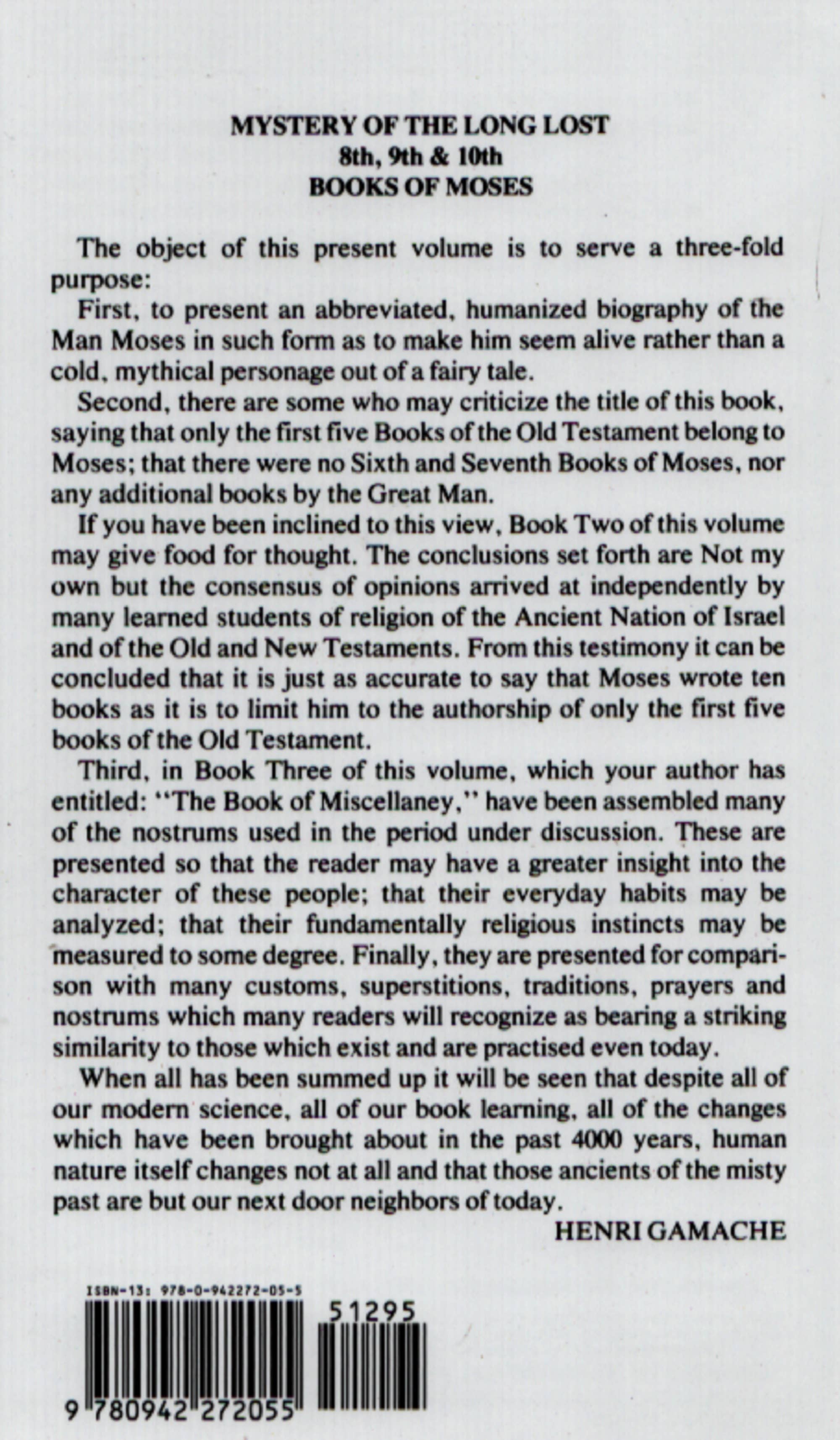 Original Publications - Venta al por mayor Cuerpo, mente y espíritu - Misterio de los Libros 8, 9, 10 de Moisés1