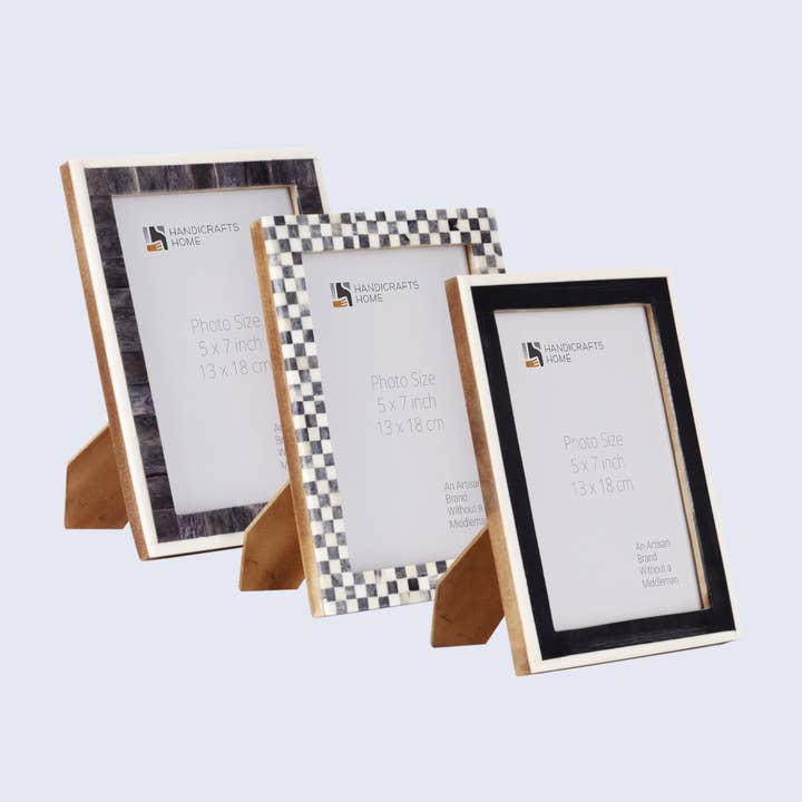 Muqeem & Brothers - Wholesale Picture Frame - 5x7 Picture Frames Pack of 3- Cloud3