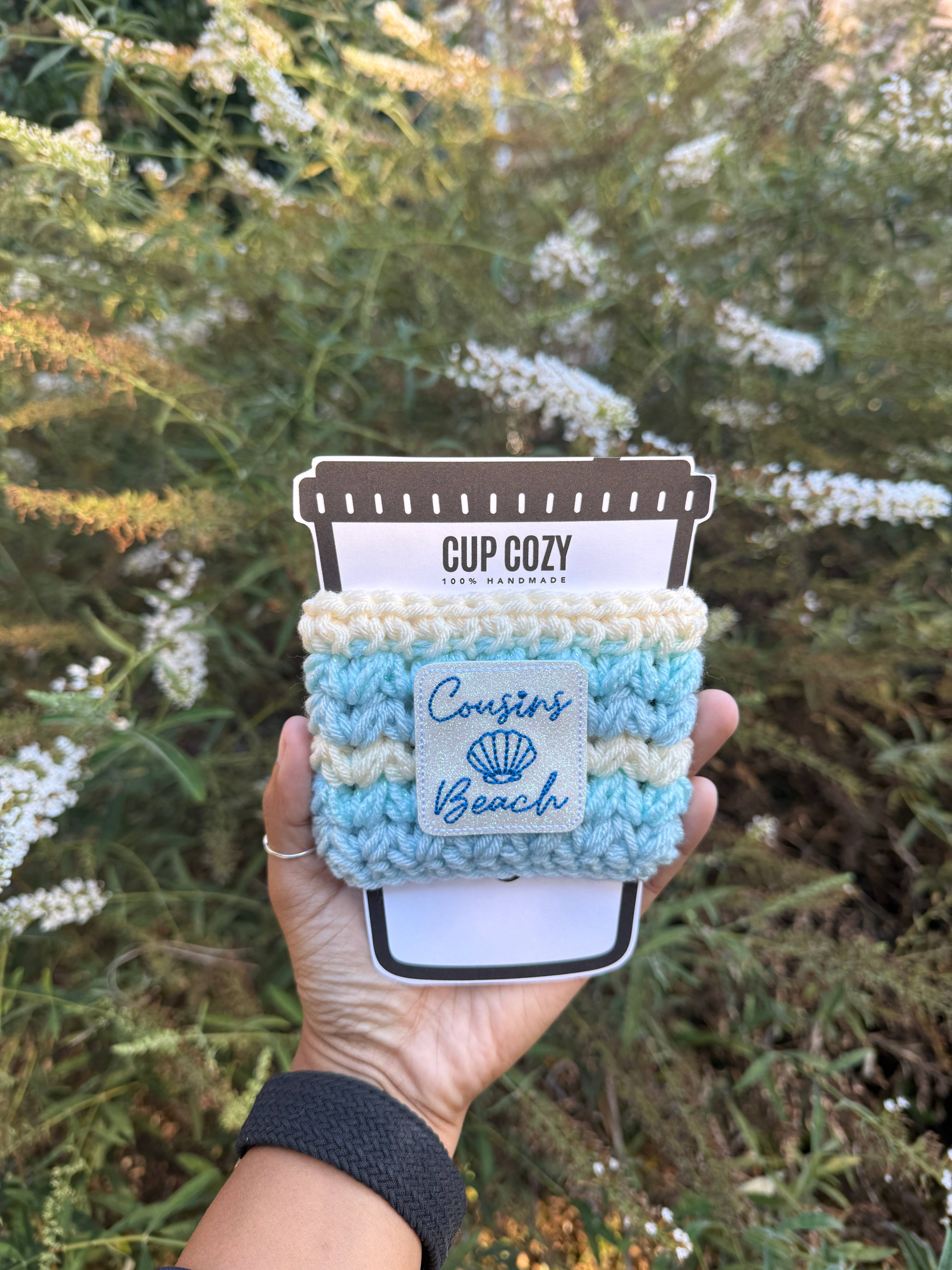 WanderlustBee - Wholesale Drink Huggers & Koozies - Cousins Beach Cozy / The Summer I Turned Pretty Cup Cozy 2