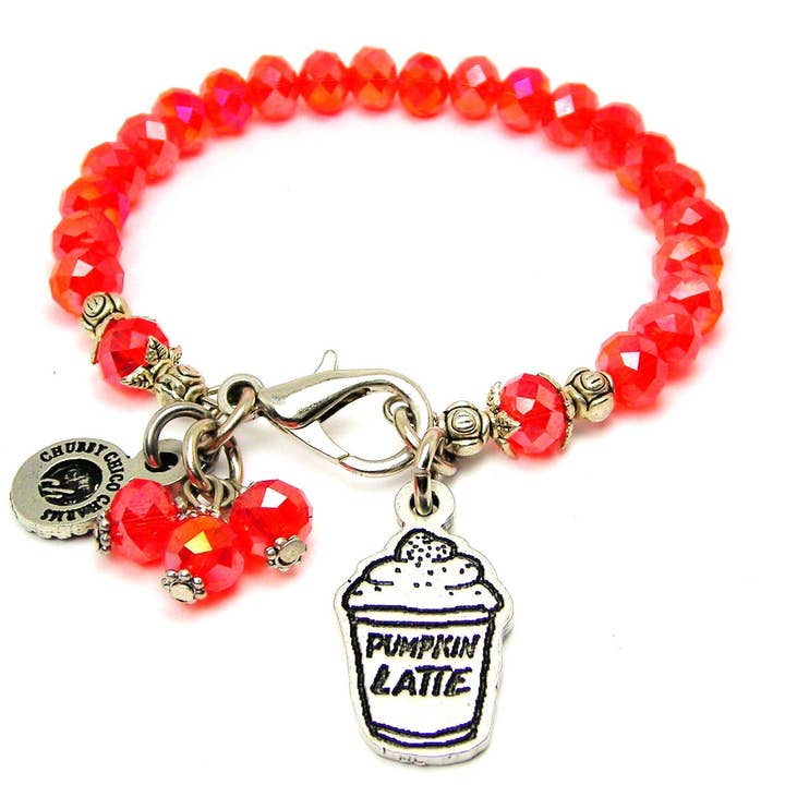 Zucca Spice Latte Zucca Latte Latte Charm Splash Di Colore per la vendita all'ingrosso da parte di Chubby Chico Charms