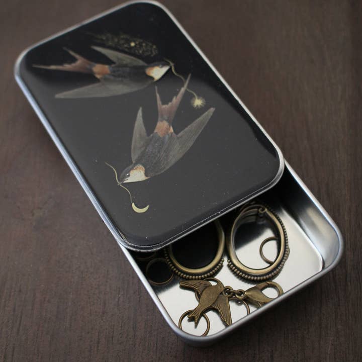 NNK Press - Wholesale Knitting/Crochet Supplies - "Birds Of A Feather..." Notion Tins (Set of 4)4