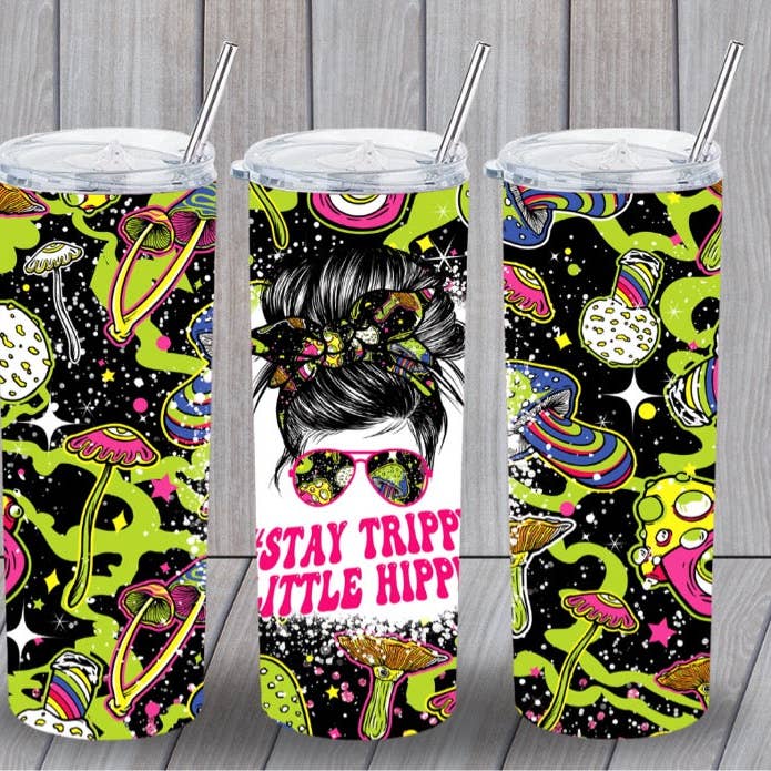 Reste psychédélique petit gobelet hippie pour la vente par KTD DESIGNS