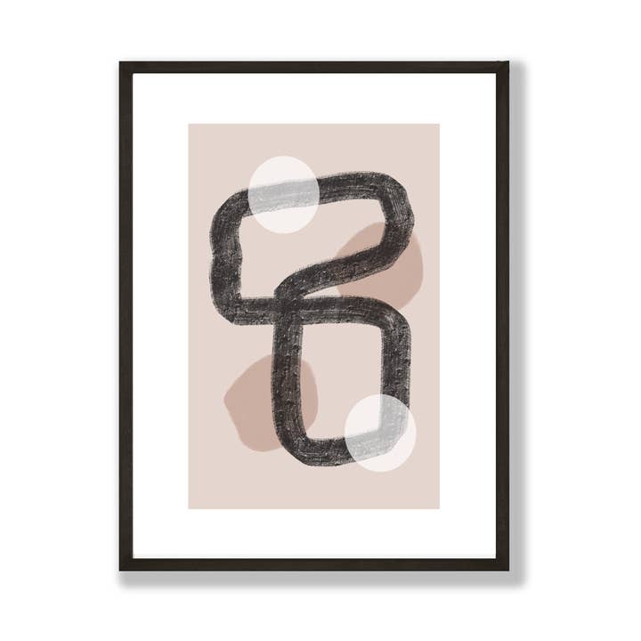 Boho Abstract Print for wholesale by Word Up Creative