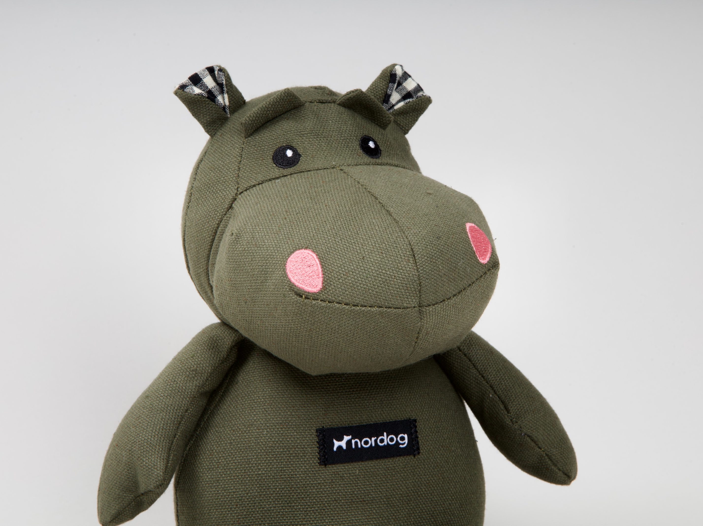 Nordog - Wholesale Pet Plush Toy - Dog - Henny The Hippo Olive1