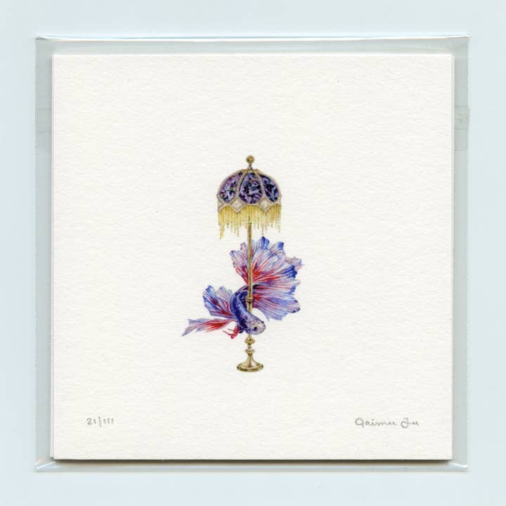 Impressão de Arte Ametista em Papel Ecológico Hahnemühle Hemp por atacado de Paintings For Hummingbirds