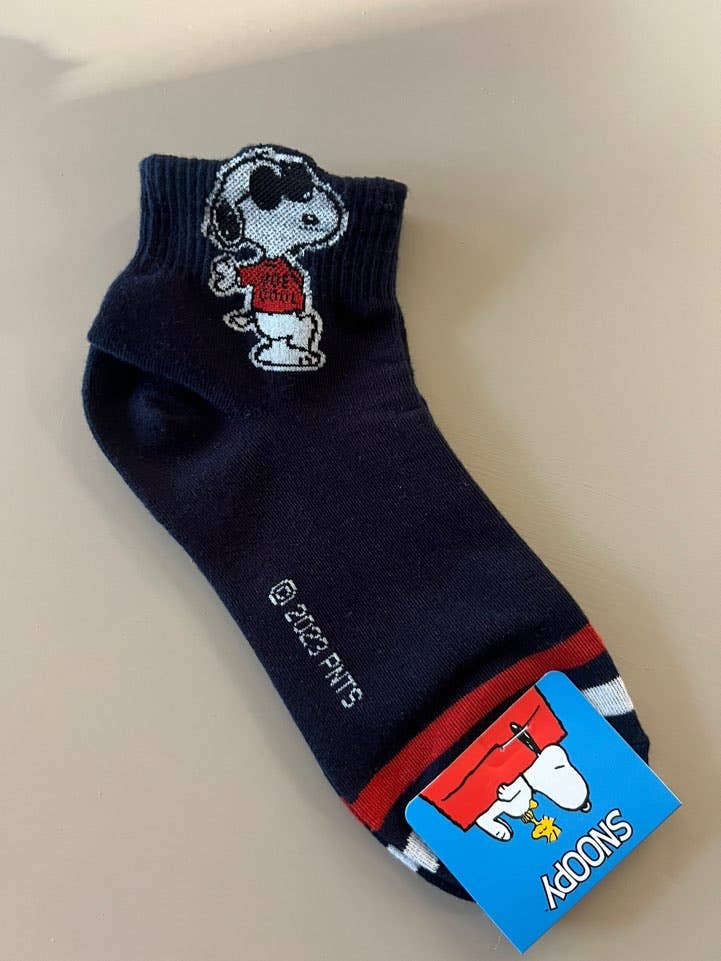 K-Wonderland – Meias - Mulher por atacado – Meias tornozeleiras Peanuts Snoop em algodão ultra macio2