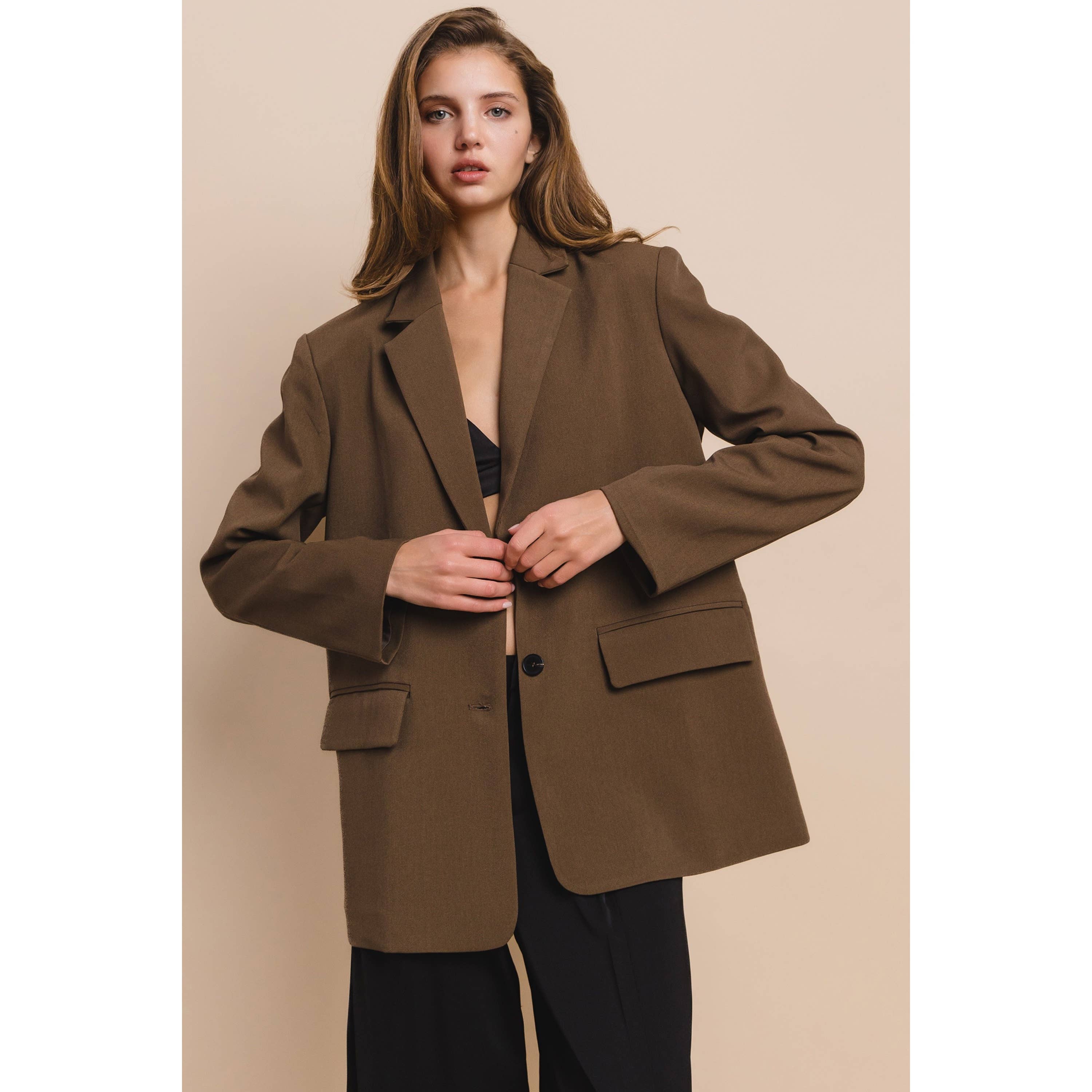 Honey Mango - Wholesale Jacket - Women's - Relaxed fit blazer9