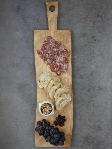 Medium Maple Cheese Board With Handle for wholesale by JK Homewares