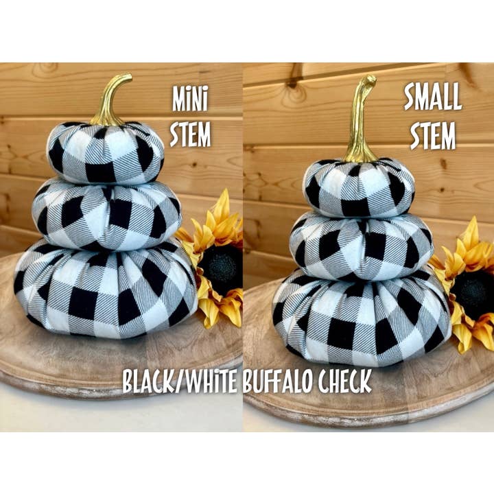 Leanne Bruce Co. - Wholesale Decorative Tabletop Object - Fabric Pumpkin Tiered Stacks Colorful Statement Centerpiece3