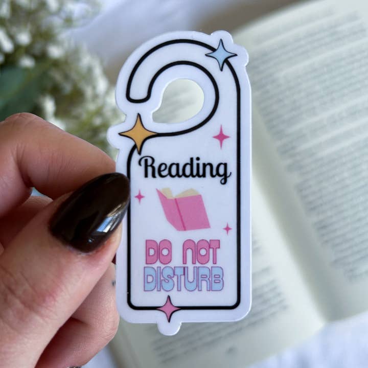 Reading DND Sticker for wholesale by Heart & Spine Books