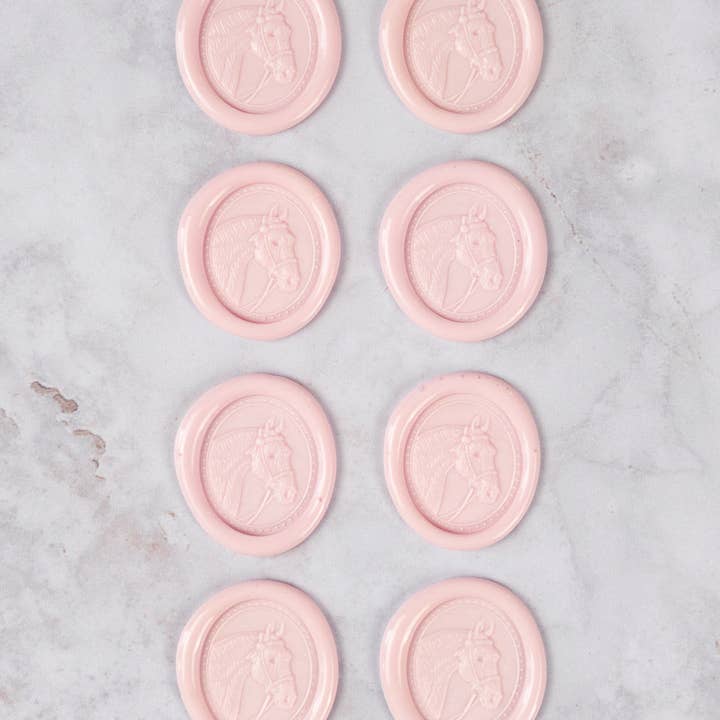 Danielle Demers Studio - Wholesale Sealing Wax - Horse Head Wax Seals, Boxed Set of 8, Available in 9 colors2