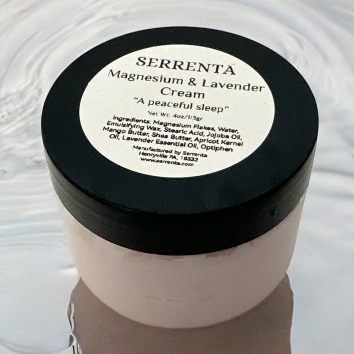 Crème au magnésium et à la lavande pour la vente par Serrenta