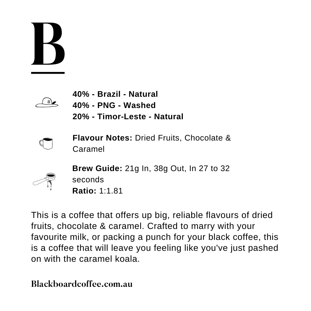 Blackboard Coffee Roasters - Wholesale Coffee beans - Bold Blend - Coffee Beans - Whole Bean or Grounded Coffee3