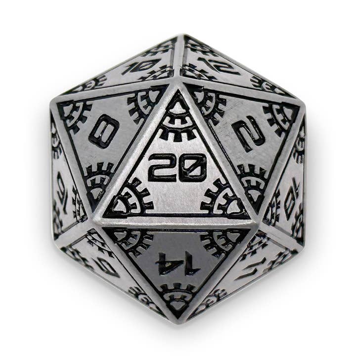Space Dice Meteor Runestones™ - D20 de 25 mm - Étoile Filante pour la vente par Norse Foundry