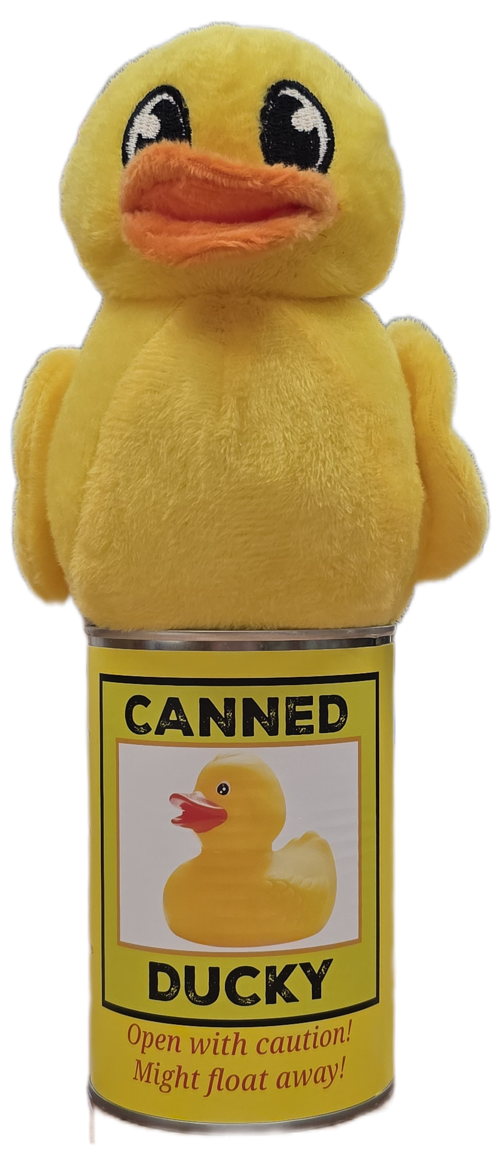 Canned Gifts - Venta al por mayor Peluche - Niños y bebés - Canned Ducky | Peluche de pato de goma en lata | Regalo4