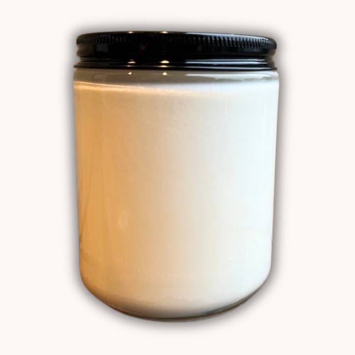 Melbourne Candle Club - Wholesale Jar/filled candle - 200g Unlabelled Soy Candle - Private Label - Clear Jar0