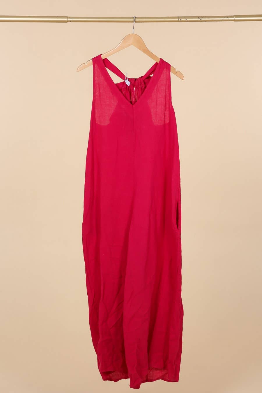 la maison des fibres naturelles – wholesale Jumpsuit – Women's – Sleeveless jumpsuit in 100% linen 6201414