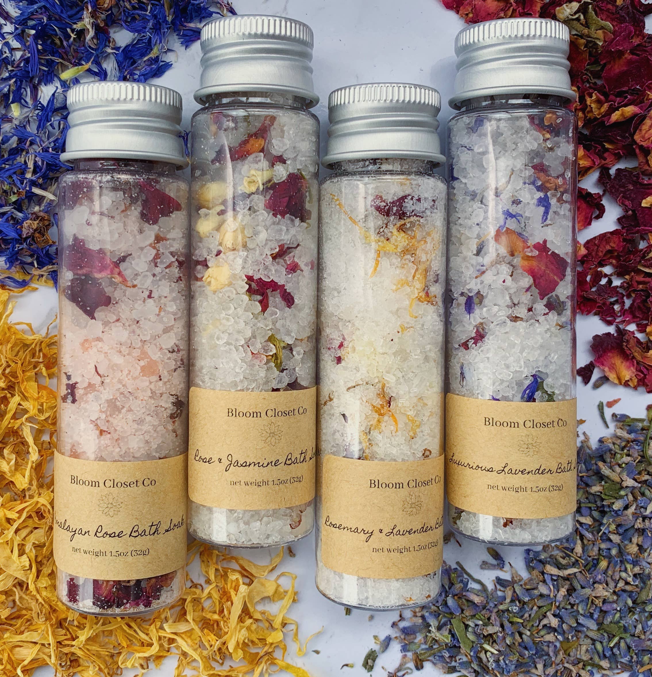 Bloom Closet Co - Wholesale Bath salts - Mini Test Tube Bath Salts1