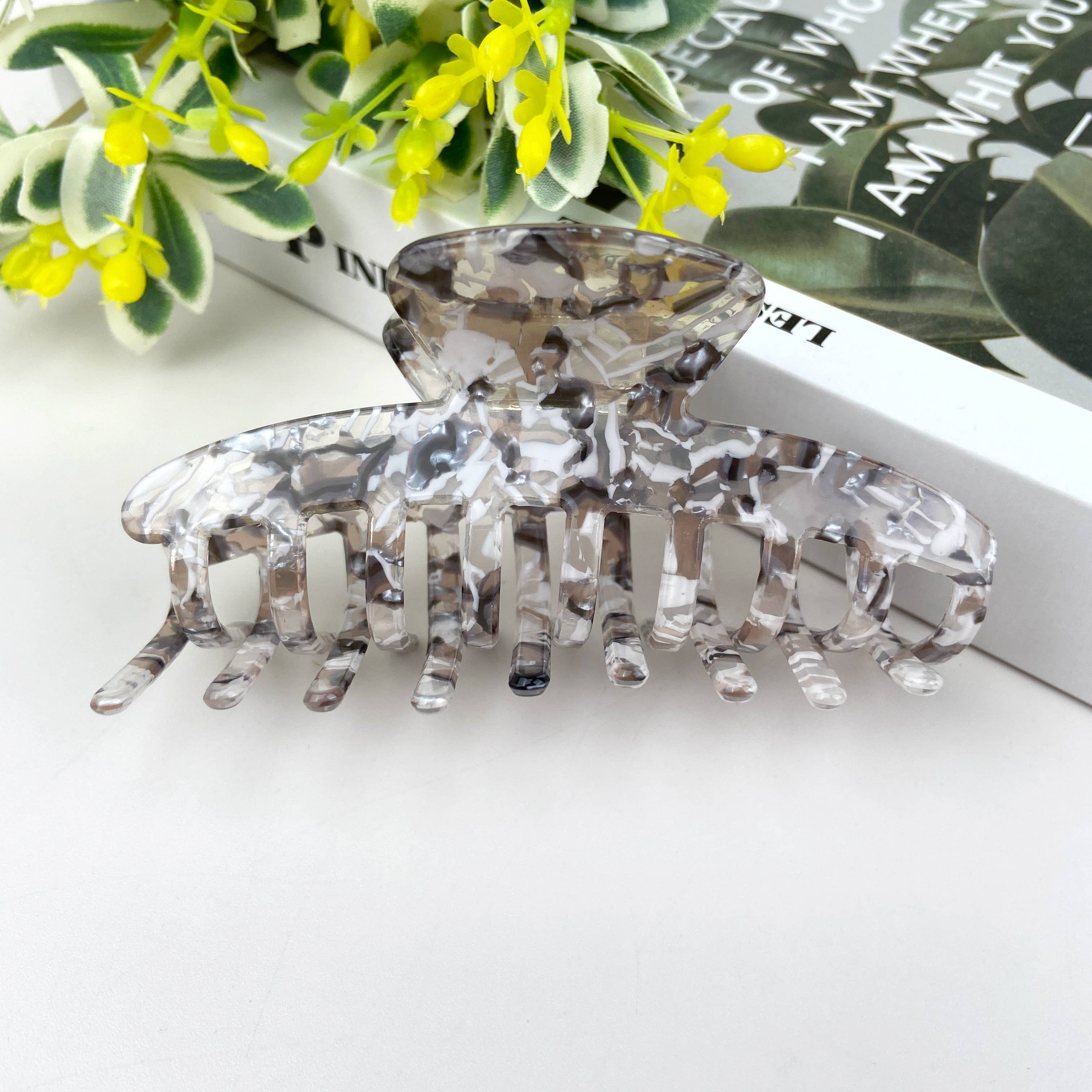 mildstyles – Clips para cabelo - Mulher por atacado – Crush Chita Pele Garra Clip5