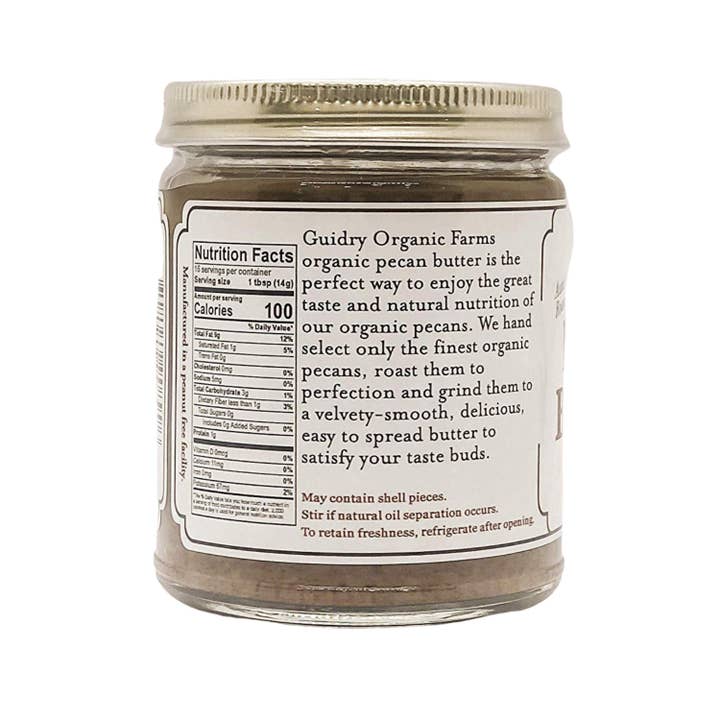 Guidry Organic Farms - Wholesale Nut Butter - Pecan Butter 8oz - USDA Certified Organic3
