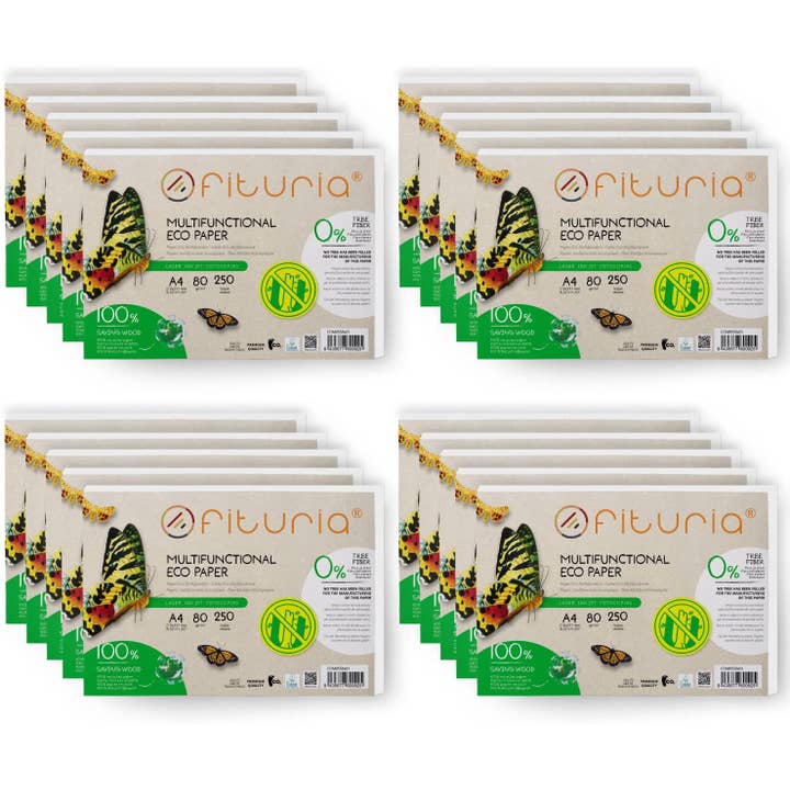 Recycled A4 Paper 80gr 250 Laser/Inkjet Sheets for wholesale by MEDEL OFFICE