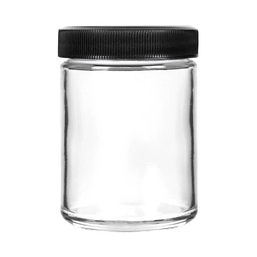 2Pcs Candle Jars,Empty Clear Glass Candle Making Jars And Sticky