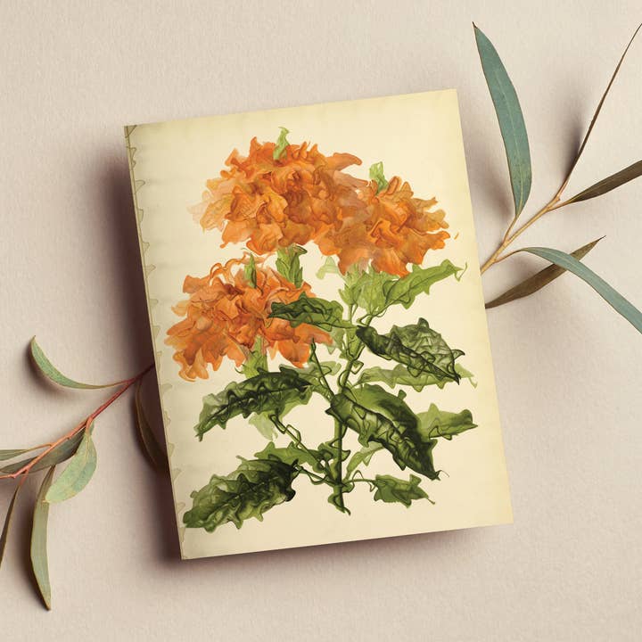 The Galek Sea - Wholesale Everyday Greeting Card - Vintage Flowers Card