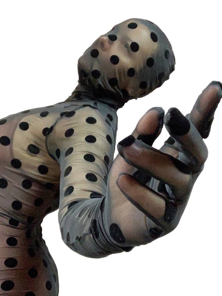 Exotic Dancewear, Burlesque Costume, Elegant Catsuit, Circus Costume, Halloween Outfit, Trending Now for wholesale by Kikimora Fashion