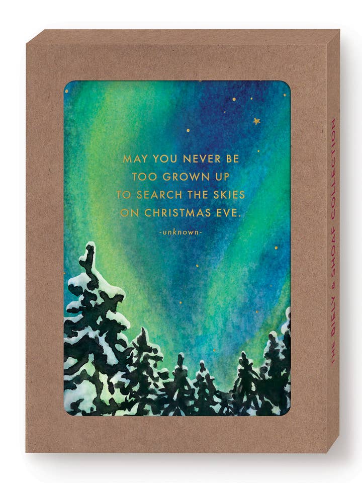 Search The Skies Boxed Holiday Cards - Set of 10 for wholesale by Biely & Shoaf