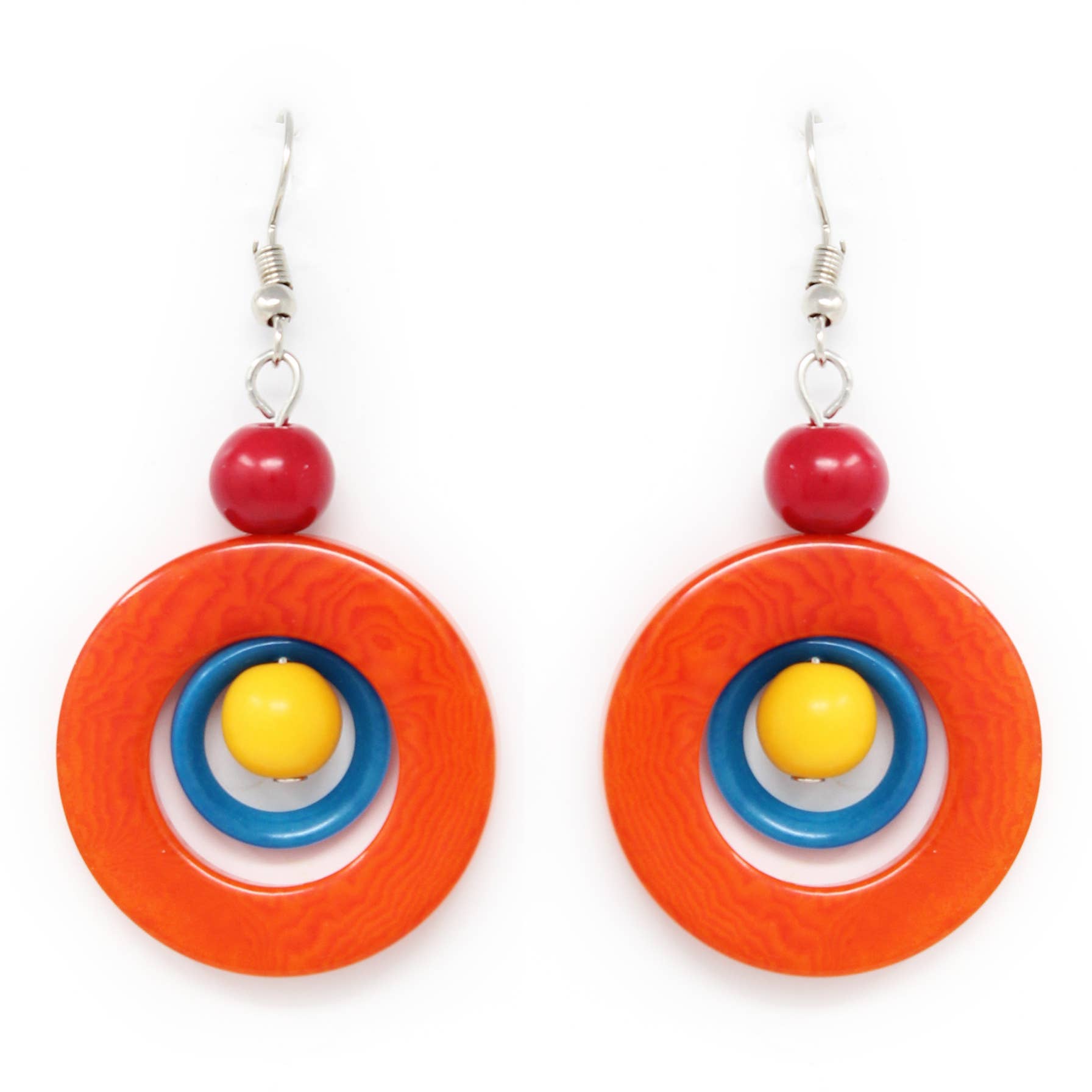 Muichic Natural Jewelry - Wholesale Jewelry Set - Tagua Jewelry Set Multicolor, Necklace and Earrings2