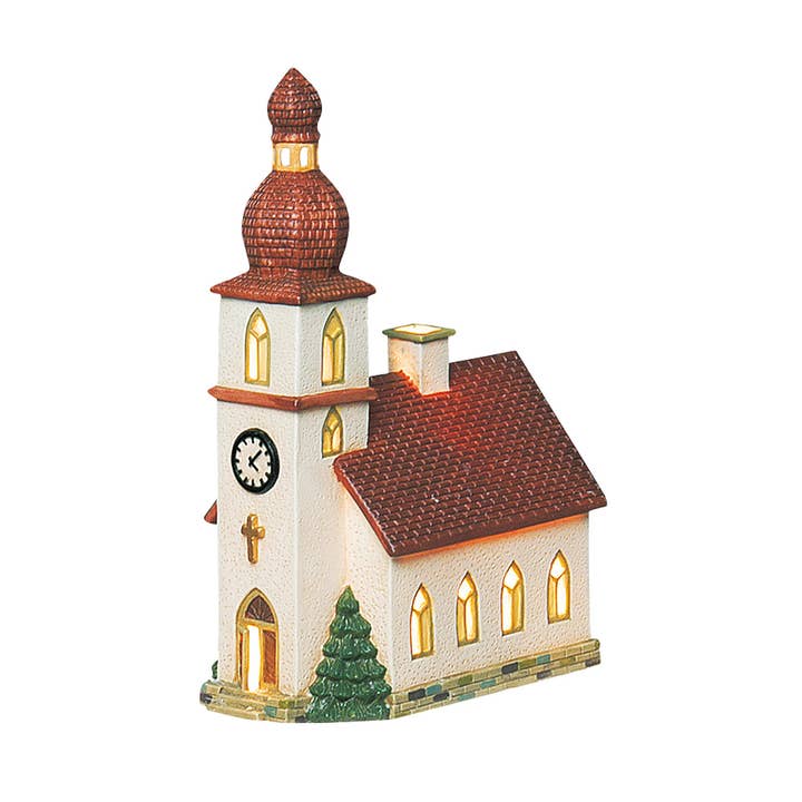 Iglesia Lichthaus Wurm en Ramsau de porcelana, multicolor (A/A/P) 14x21x8cm para venta al por mayor de Wurm
