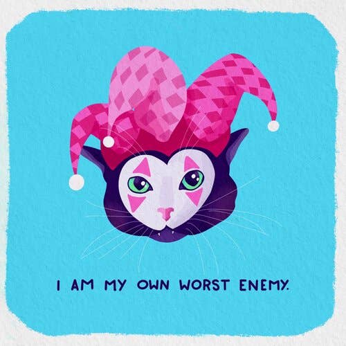 “Own Worst Enemy” Art Print for wholesale by Big Bad Mullet