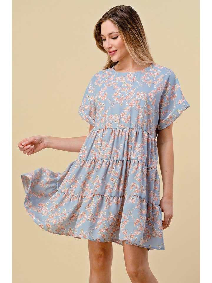 Lily Gray – Engroshandel Kjole - Dame – AD0214A - LAVENDEL - REGELMÆSSIG STØRRELSE10