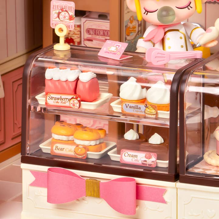 Robotime - Wholesale DIY Craft Kit - DW019B Rolife Tasty Cake Shop DIY Miniature House3