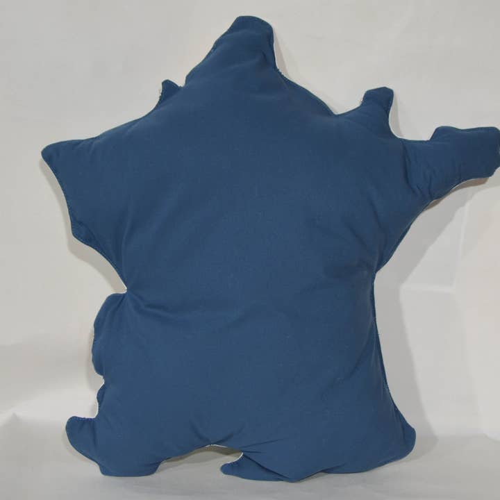 Grenouille Rouge - Wholesale Chair Cushion - Blue cushion with map of France1