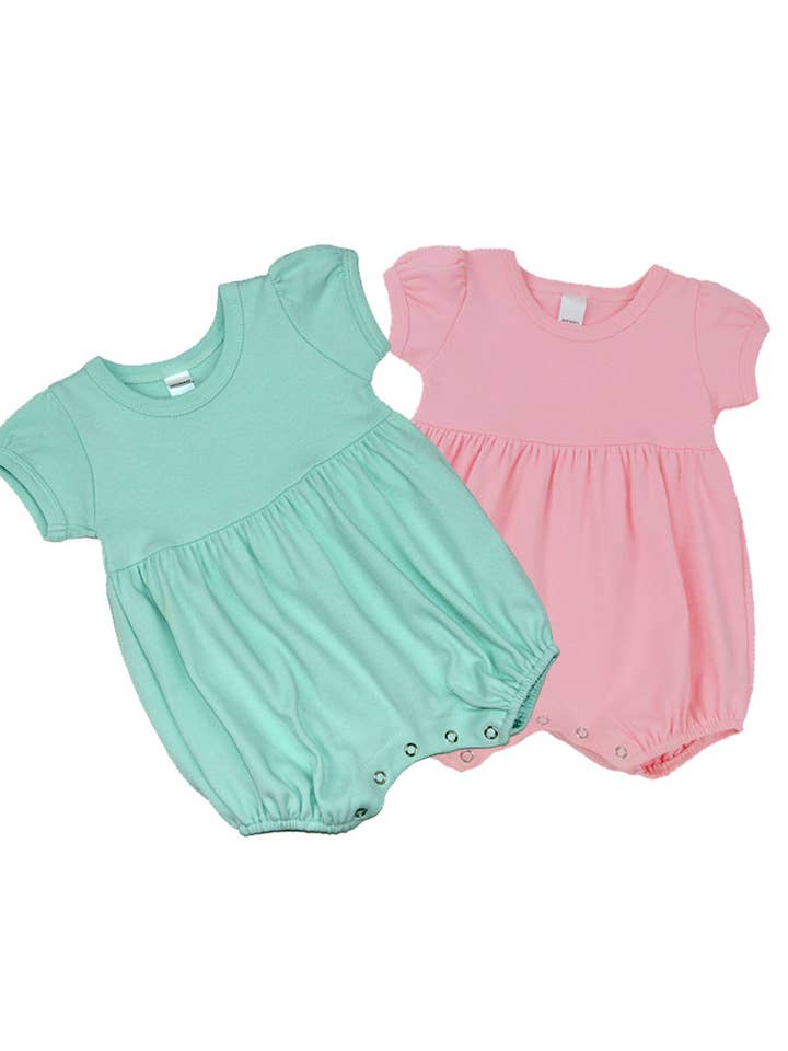 MONAG - Wholesale Bodysuit (Non-Footed) - Baby - Baby Girl Bubble Romper, Blank baby Rompers