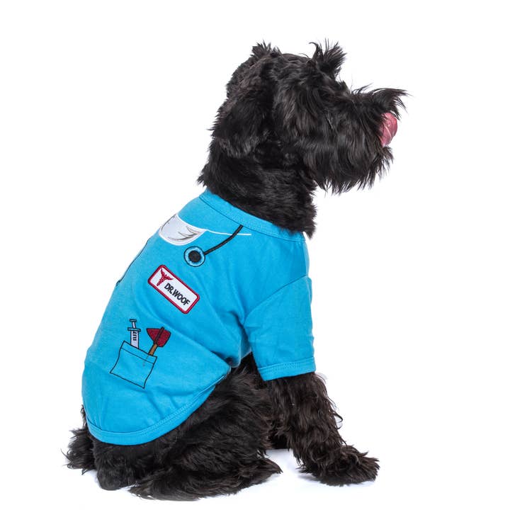 Parisian Pet® - Wholesale Pet shirt – Dog - Dr. Woof Dog T-Shirt – Funny Halloween Costume for Dogs3