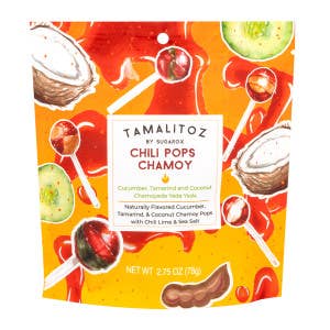 L&F Universal Goods - Wholesale Lollipop - Tamalitoz Chili Pops Chamoy 12/2.75OZ0