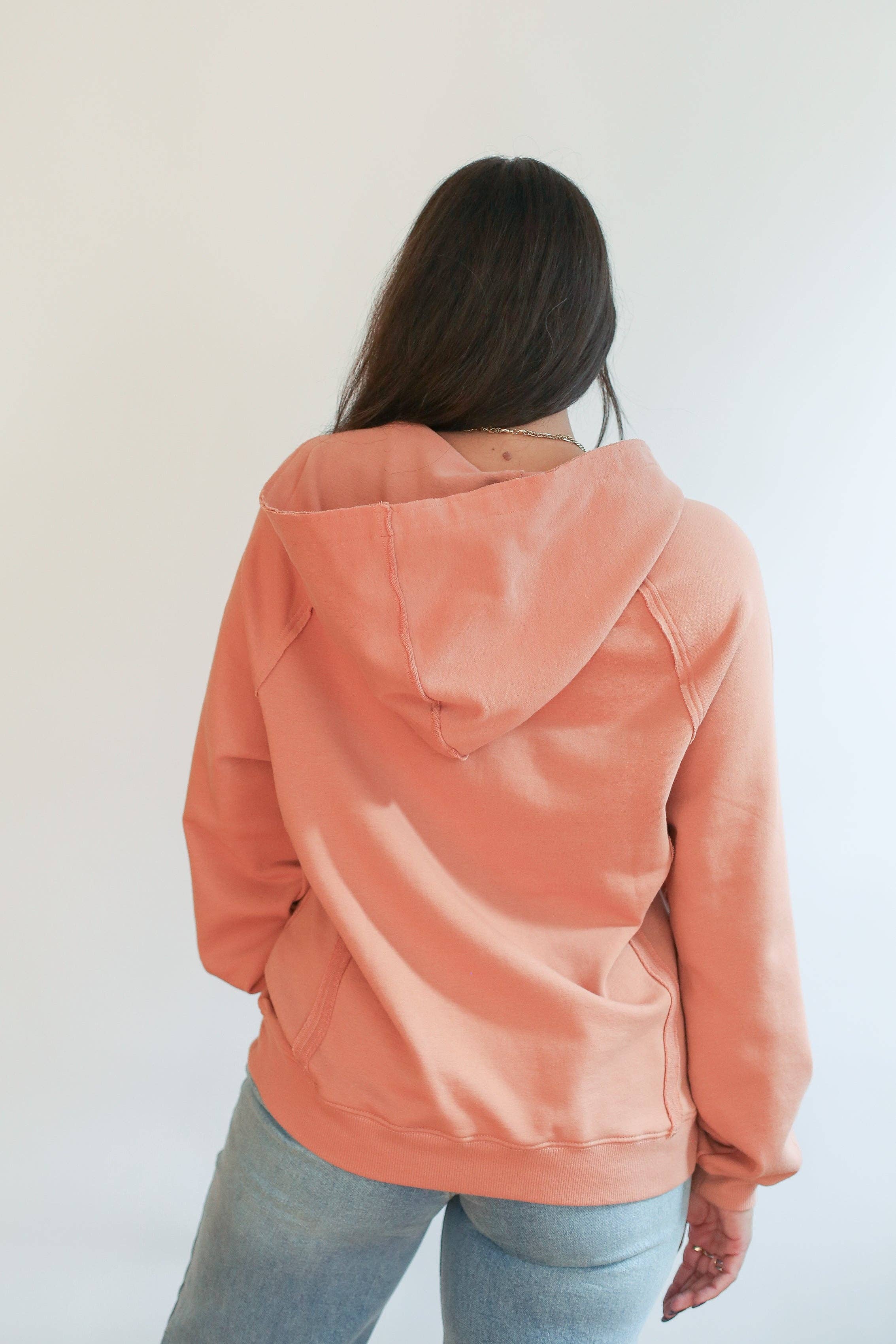 Movemama Apparel - Wholesale Nursing Top - Maternity - Big Hug Vertical Zip Breastfeeding Hoodie8