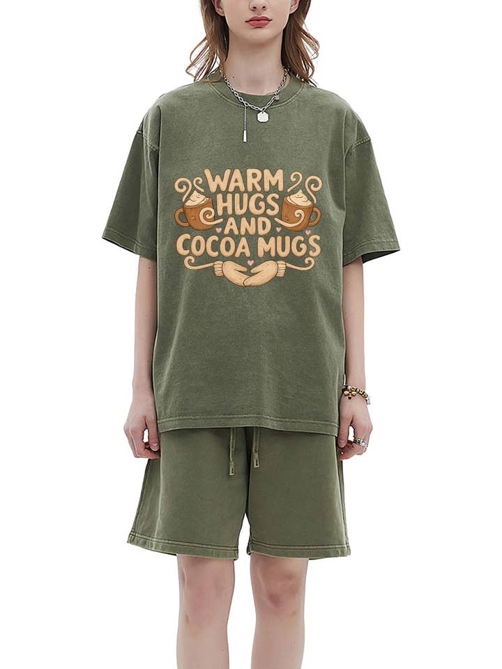 Queen Fashion - Wholesale T-Shirt (Graphic) - Unisex - comfy funny t-shirt: cocoa mugs graphic – DTG Printed Tee5